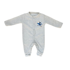 Baby Boy Open Feet Romper