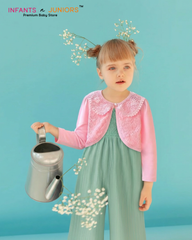 Baby Girl Pink Lace Shrug