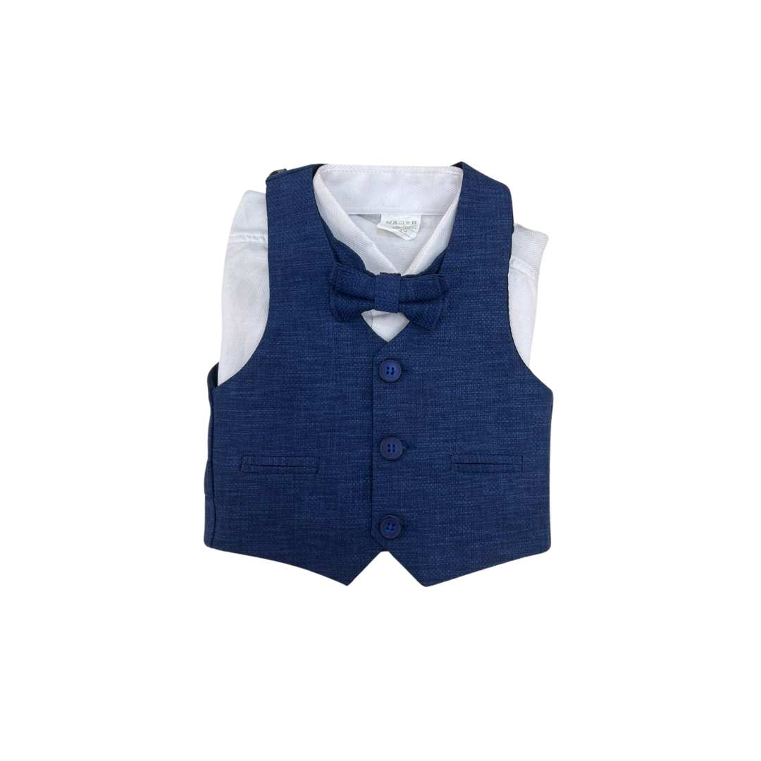 4PC Baby Boy Royal Blue Suit