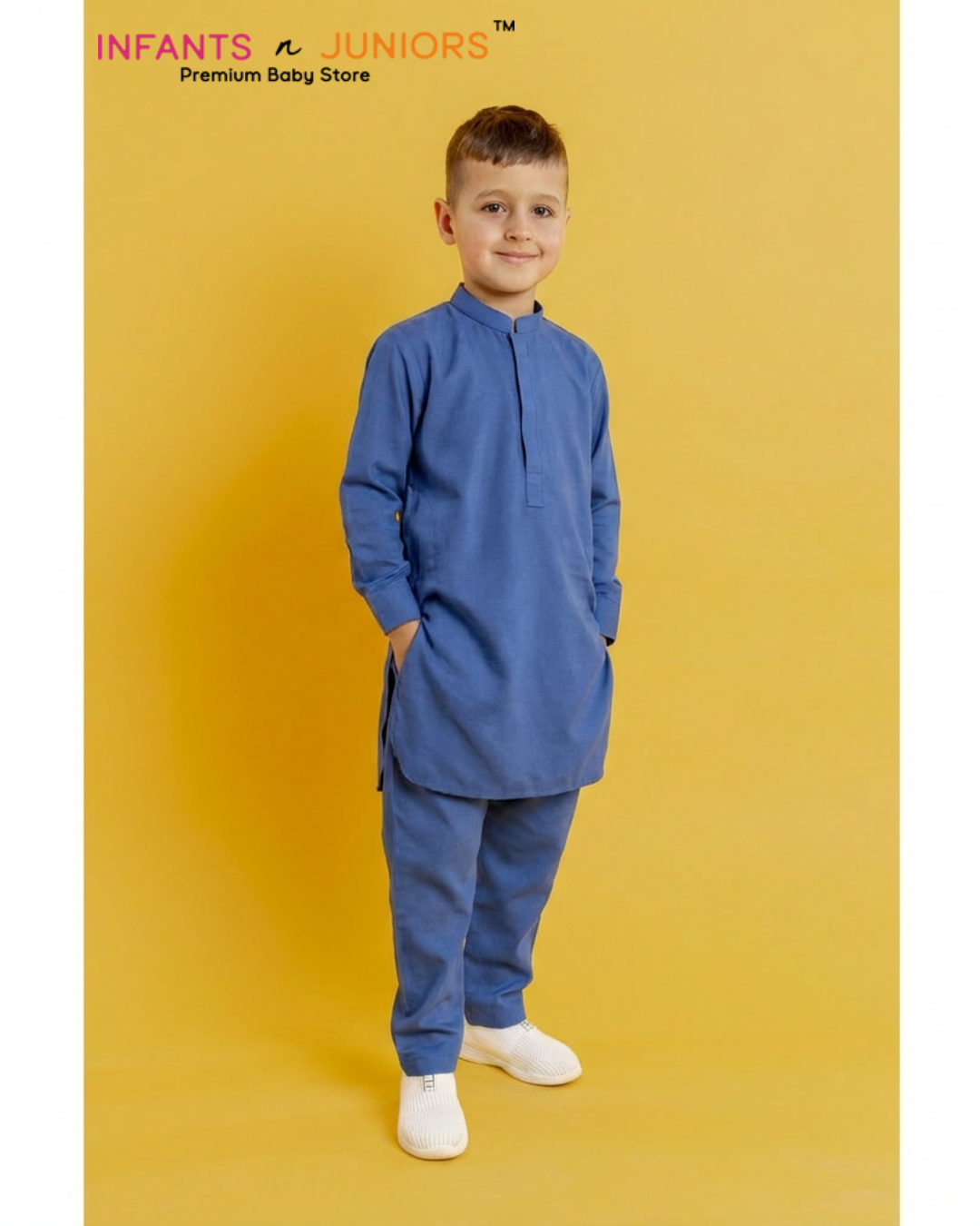 Blue Kurta Shalwar Set