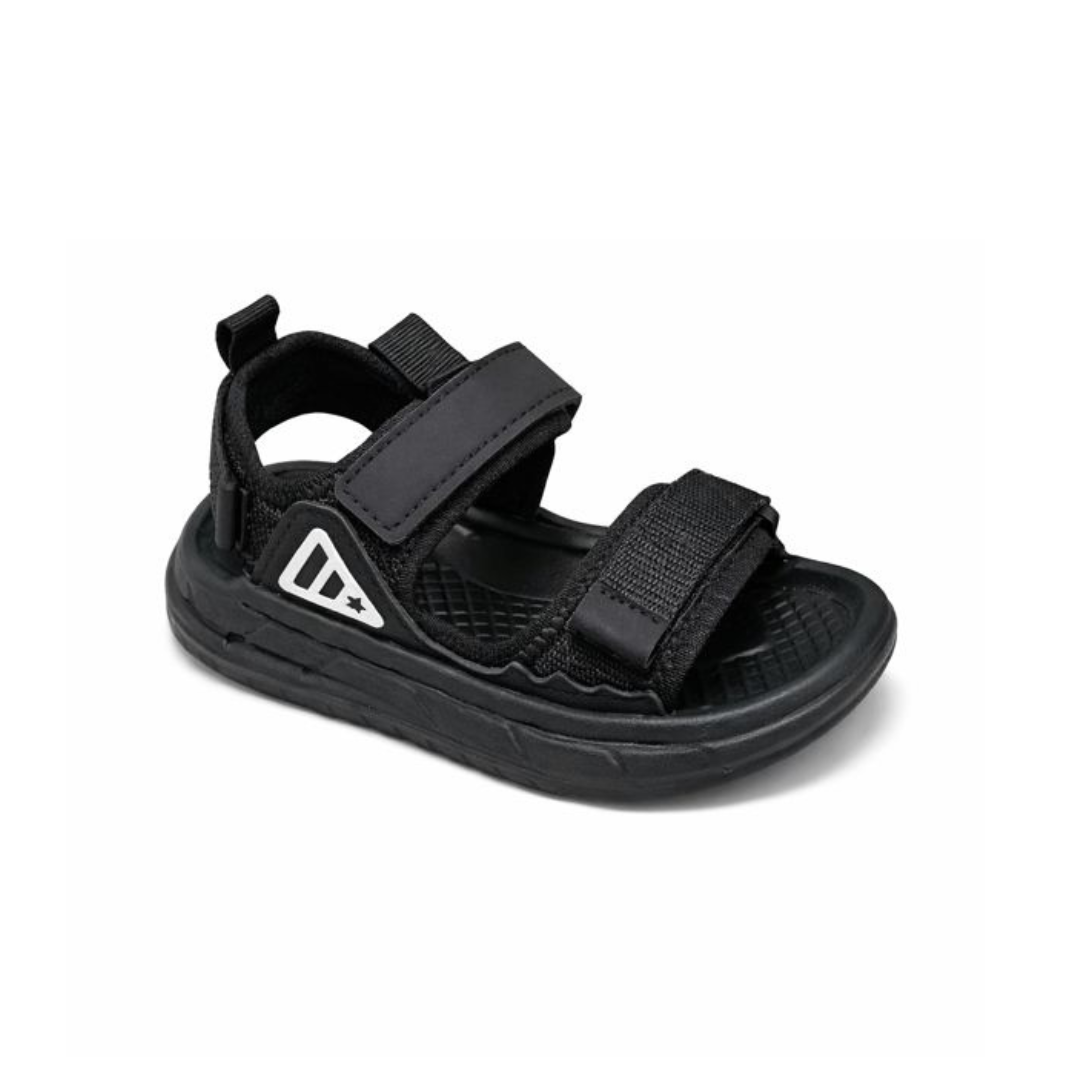 Baby Boy Black Strap Sandals