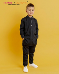 Black Embroidered Kurta Shalwar