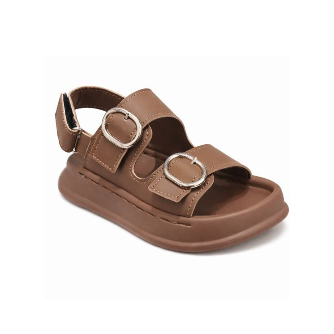 Baby Boy Brown Strap Sandals