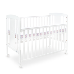 WOODEN COT – WHITE