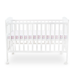 WOODEN COT – WHITE