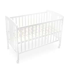 WOODEN COT – WHITE