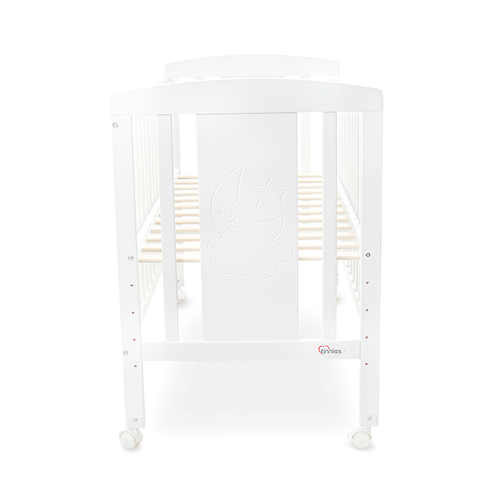 WOODEN COT – WHITE