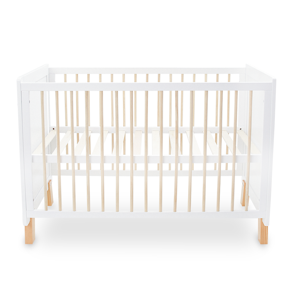 WOODEN COT – WHITE