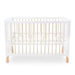 WOODEN COT – WHITE