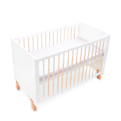 WOODEN COT – WHITE