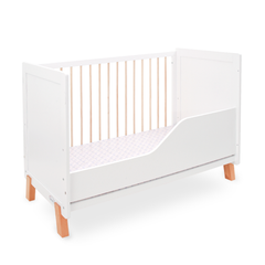 WOODEN COT – WHITE