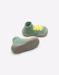 Rubber Grip Sole Socks Green