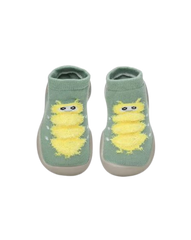 Rubber Grip Sole Socks Green