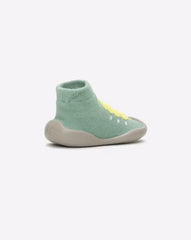 Rubber Grip Sole Socks Green