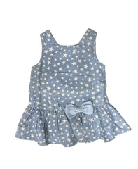 Blue Star Cotton Frock