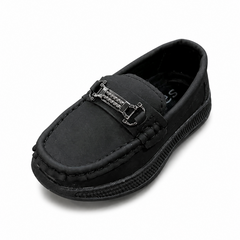 Baby Boy Black Loafers Shoes – Soft Sole Party Wear