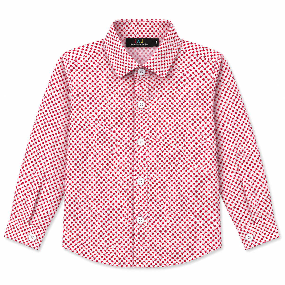 Baby Boy Red Checkered Shirt