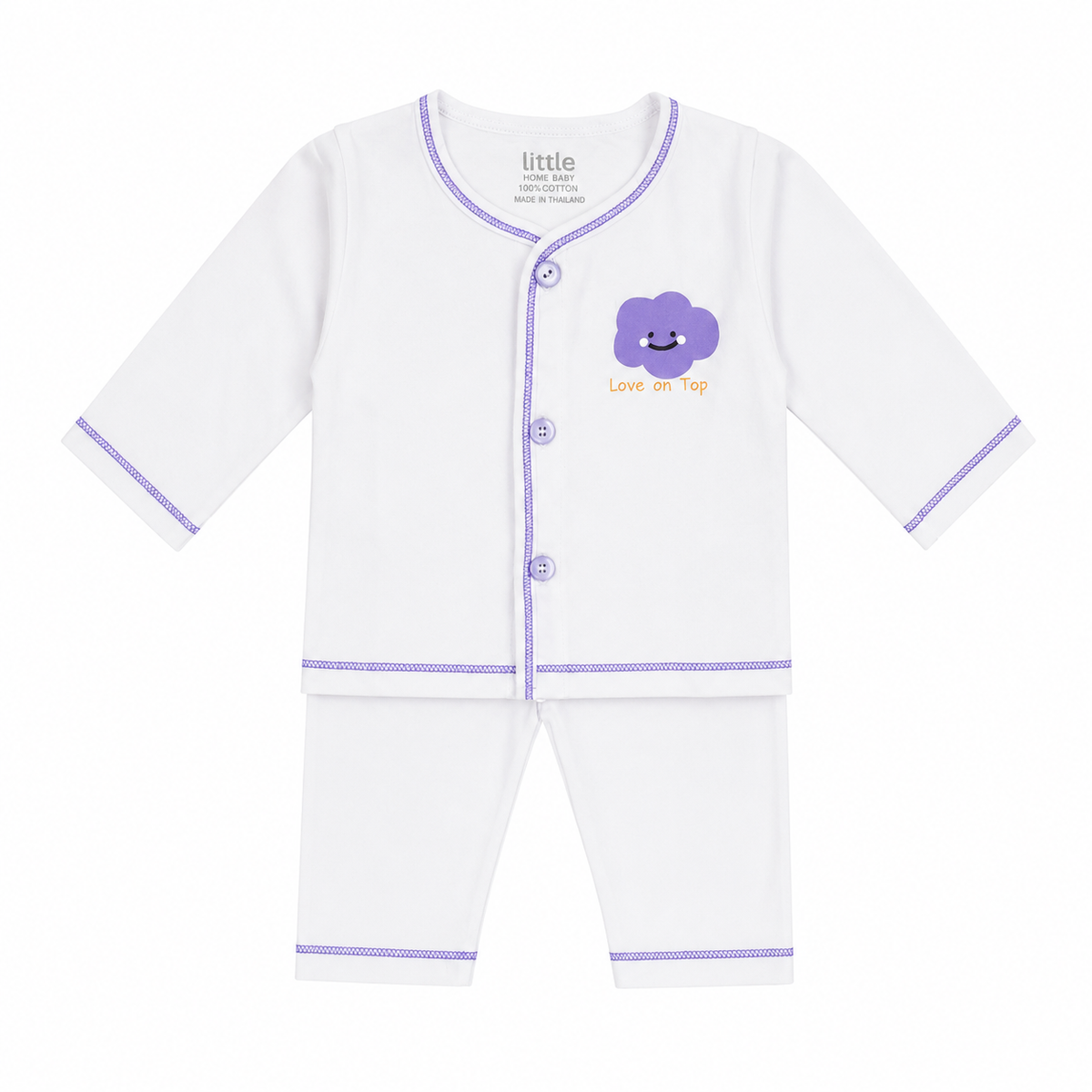 Premium Cotton Newborn Pajama Set – Soft & Breathable Baby Suit