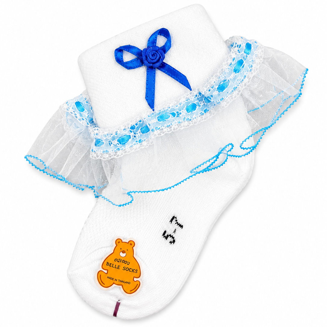 Baby Girl White Frill Socks
