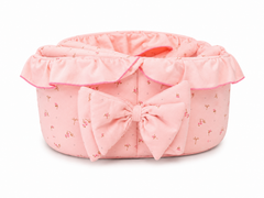 Premium Baby Girl Pink Hand Carry with Hood & Handles