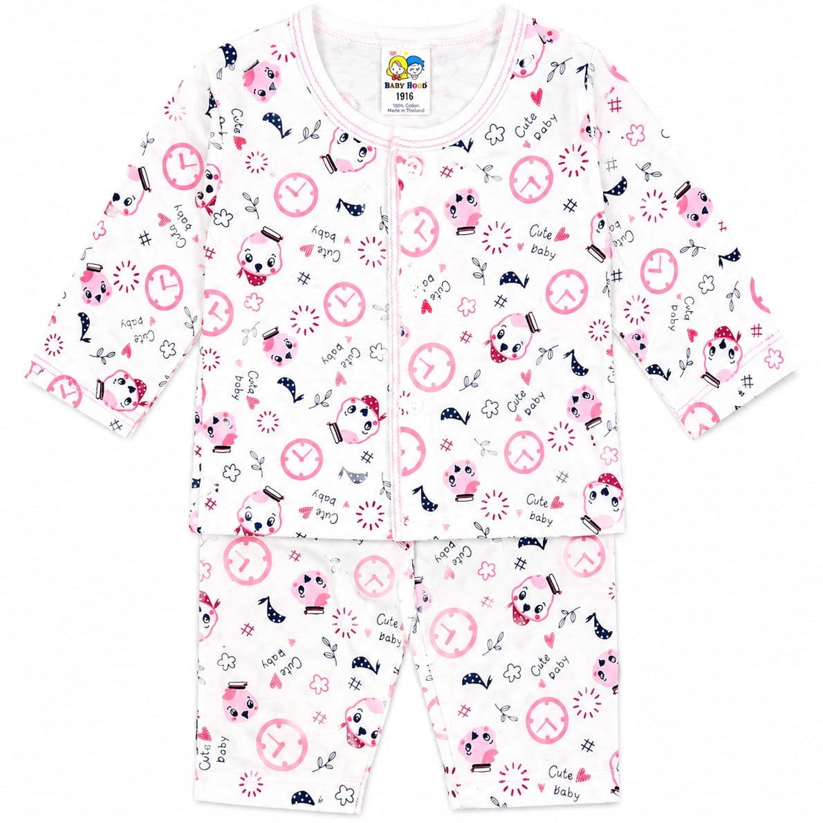 Premium Cotton Newborn Pajama Set – Soft & Breathable Baby Suit