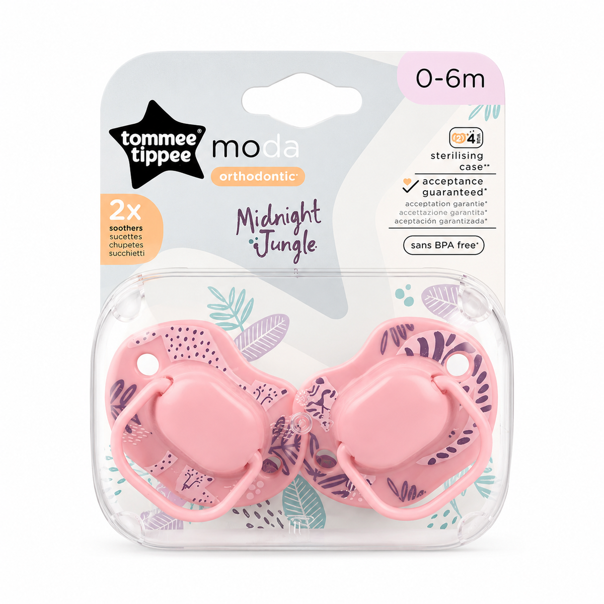 TT 0-6M MODA SOOTHER 43338494