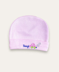 Baby Cap-Pink Beep