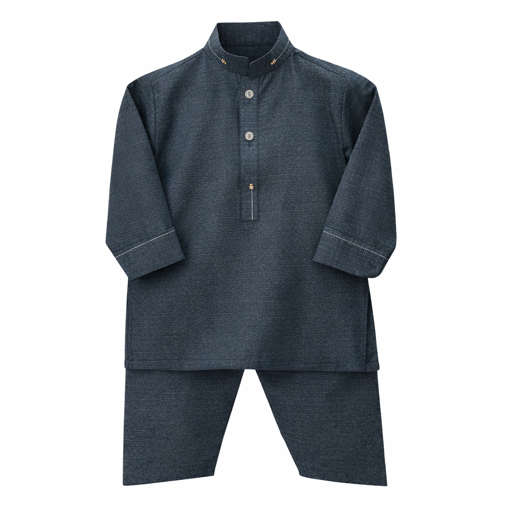 Blue Kurta Shalwar Set