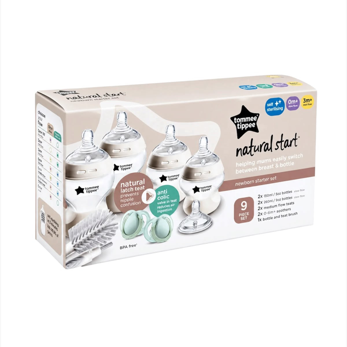TT NATUREL START NEWBORN SET 9 PIECE 42357366