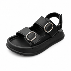 Baby Boy Black Strap Sandal