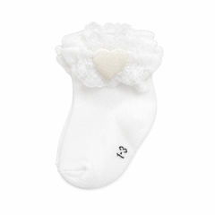Infants Baby Girl White Socks