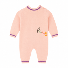 Pink Open Feet Romper