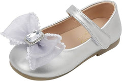 Baby Girl Silver Pearl Pumps