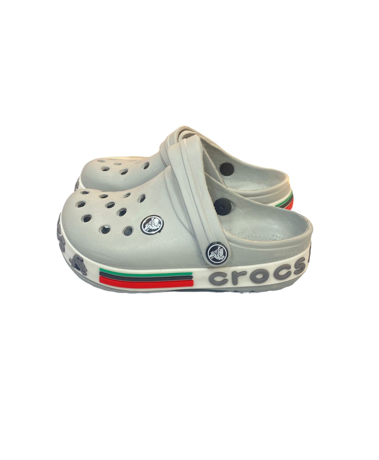 Dino Crocs Grey