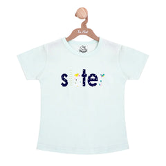 Baby Girl Sister T-Shirt Green