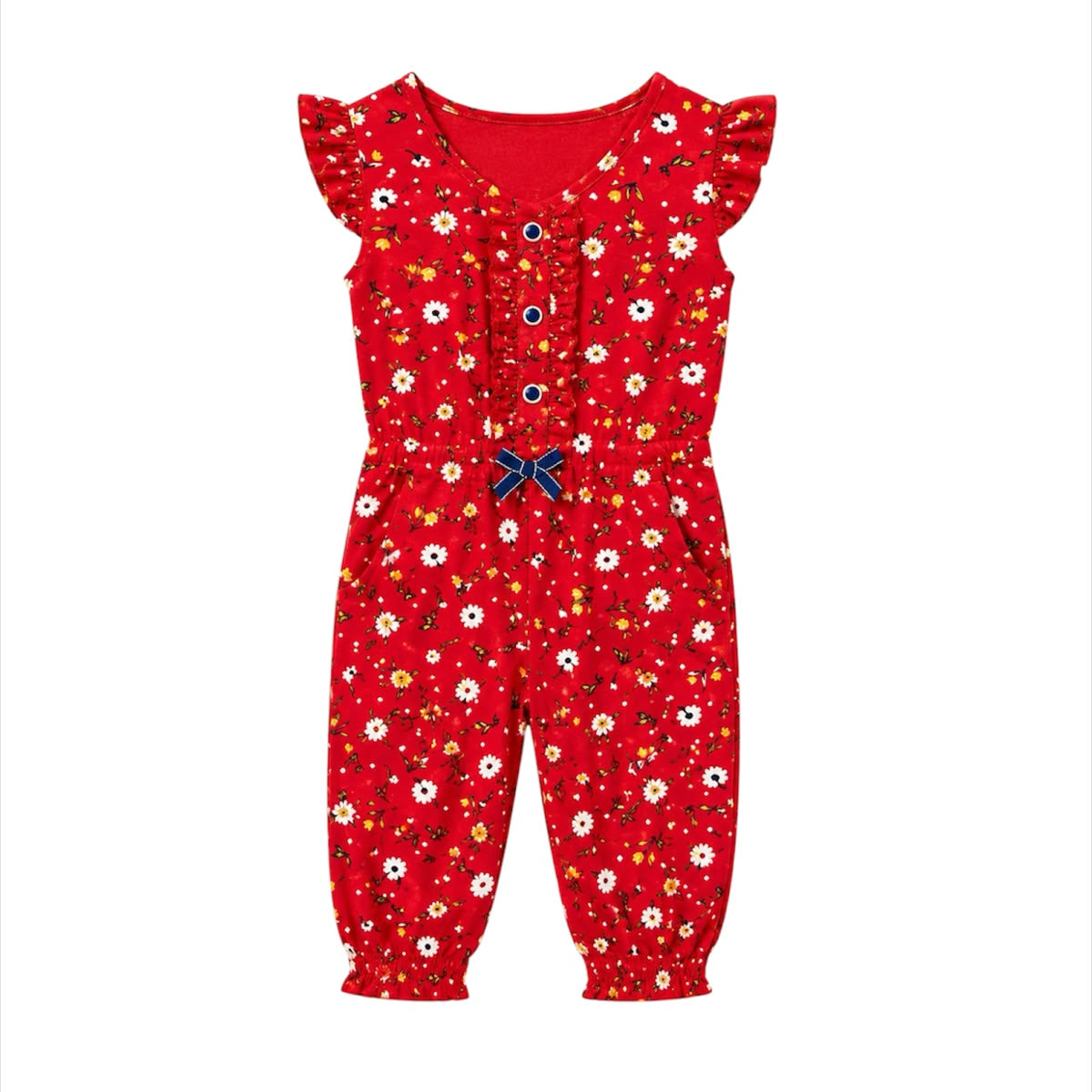 Happiness Jump Suit - Red