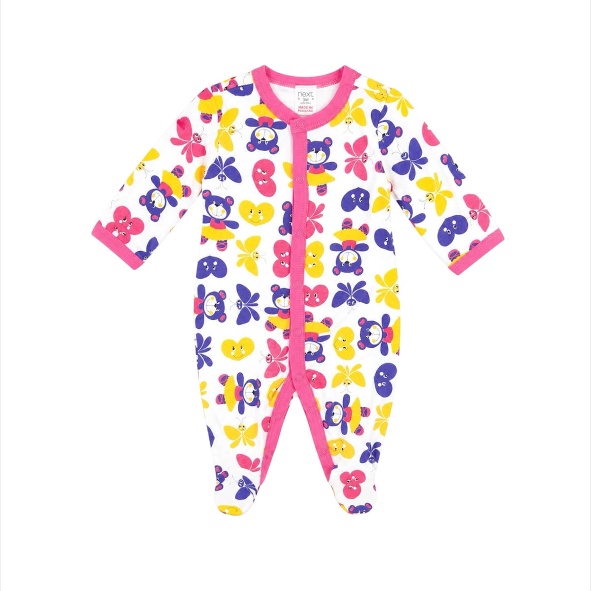 Infants Baby Girl Closed Feet Romper
