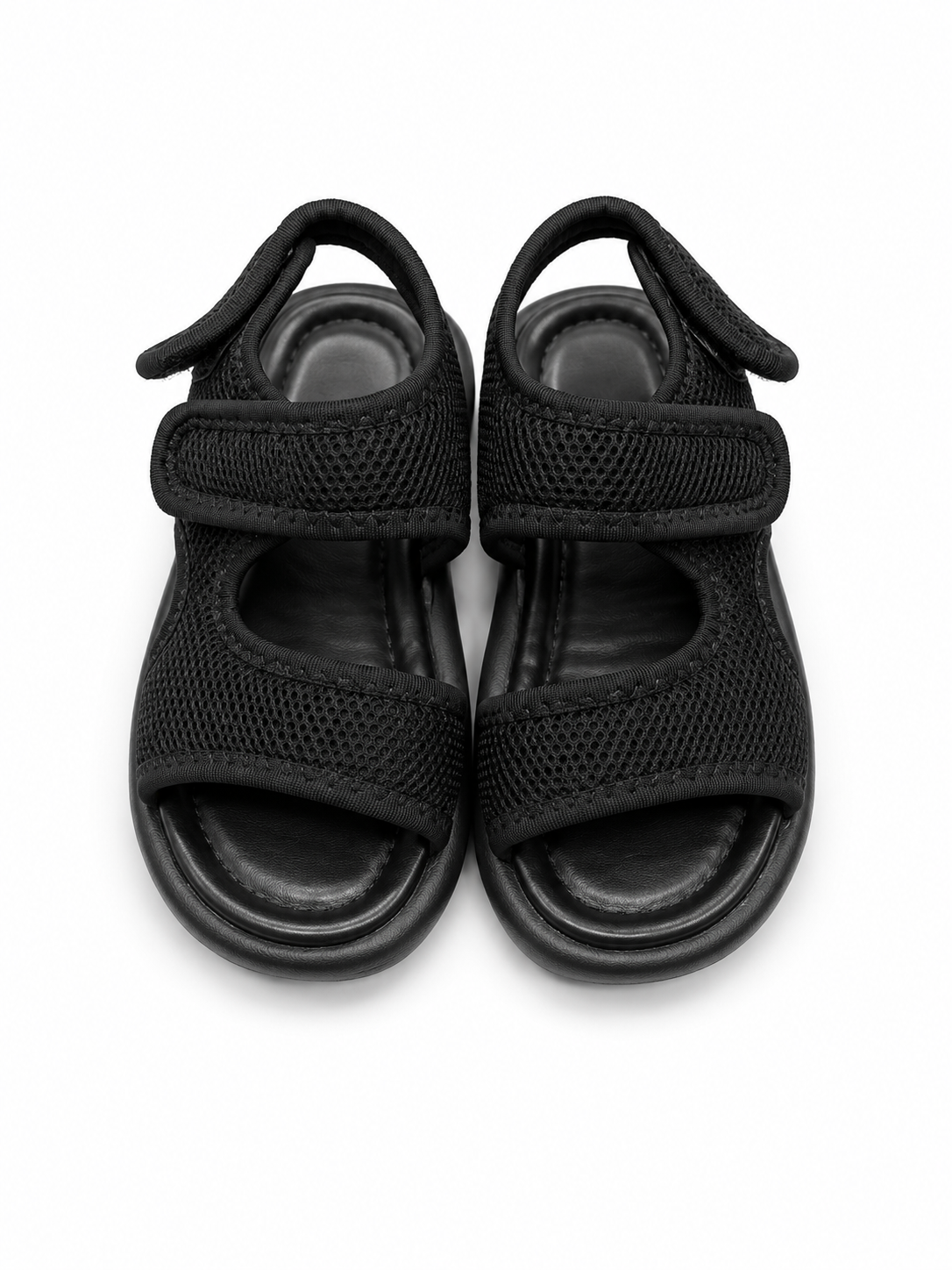 Baby Black Strap Sandals Soft Sole Summer