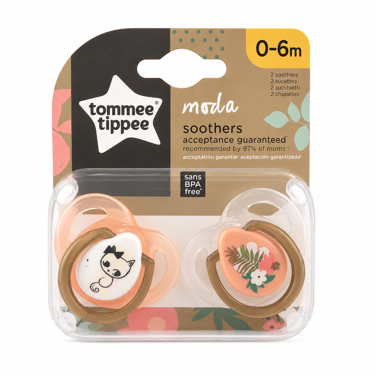 TT 0-6M MODA SOOTHER GIRL 433487