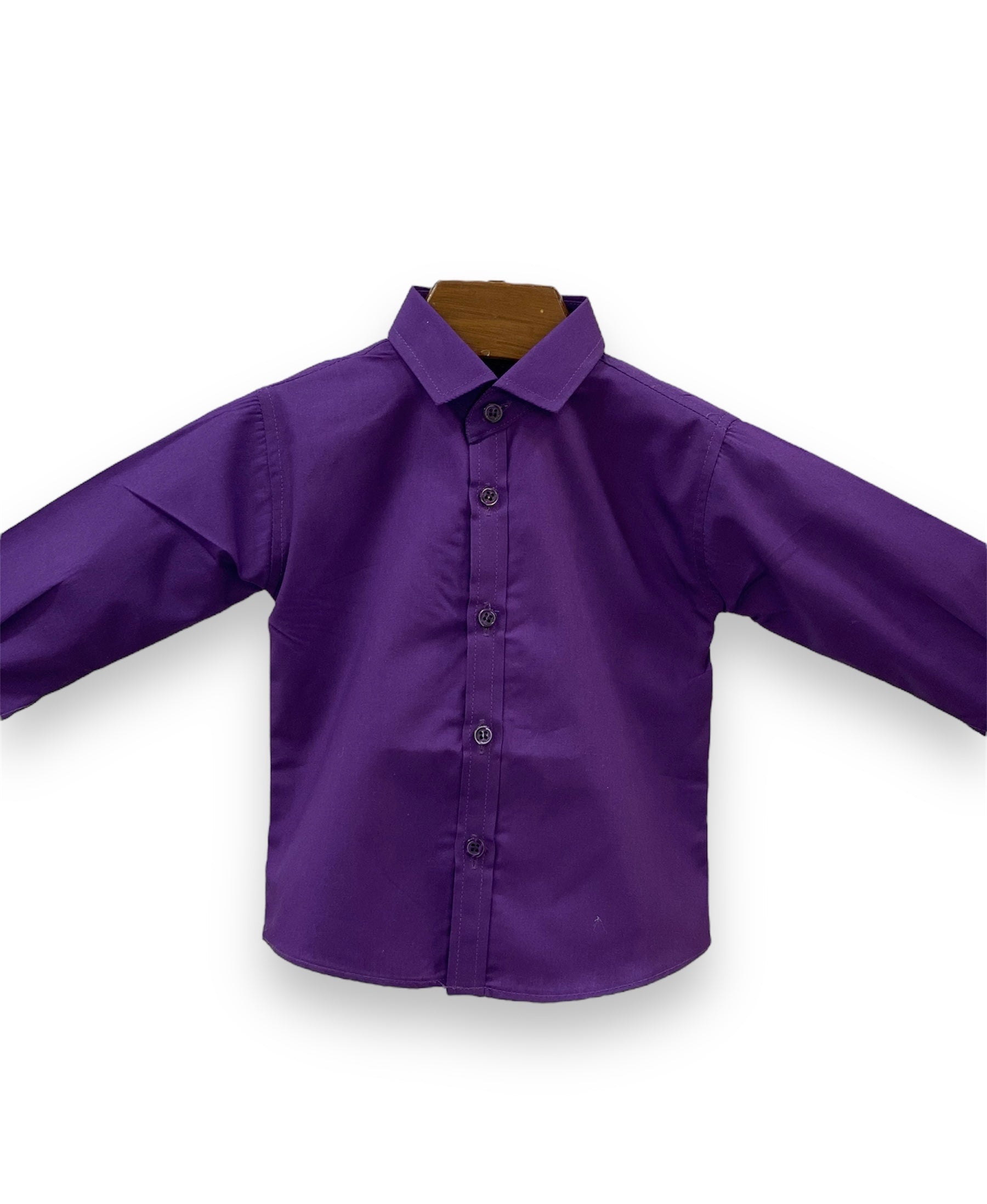 Plain Purple Formal Shirt