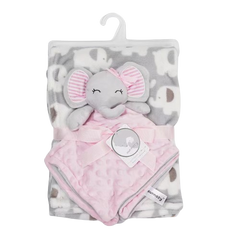 Pink Elephant Soft touch Blanket