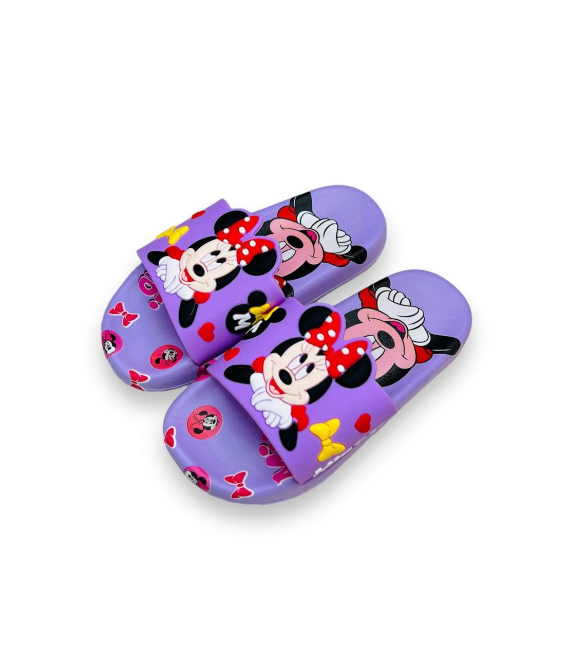 Purple Minnie Mouse Slippers
