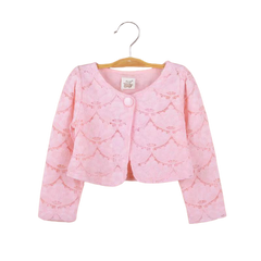 Baby Girl Cardigan Long Sleeves Pink