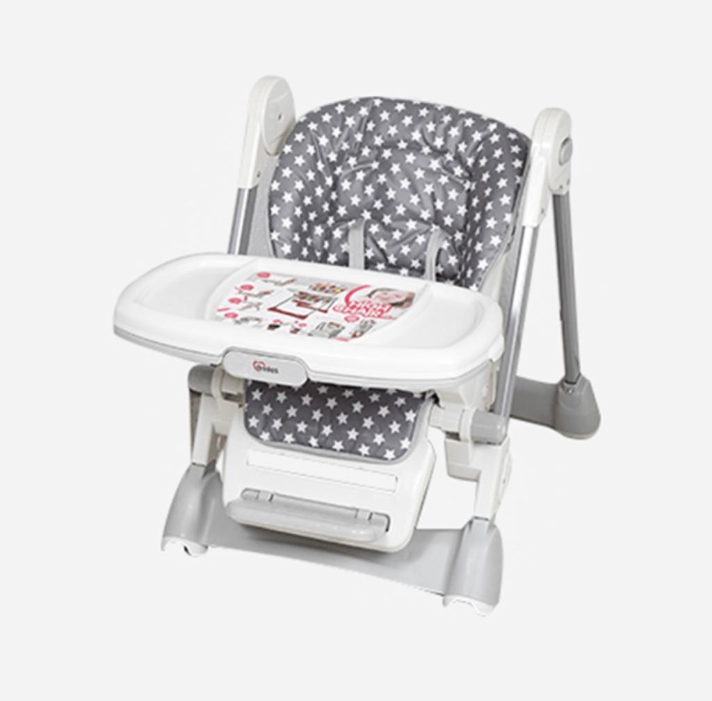 Adjustable High Chair – Grey