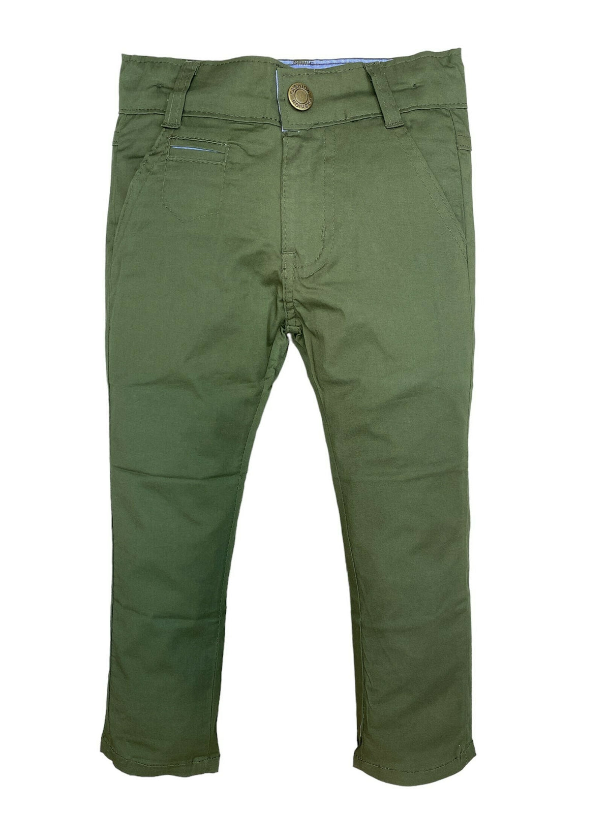 Cotton Pant Adjustable Green