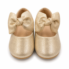 Baby Girl Golden Party Pumps