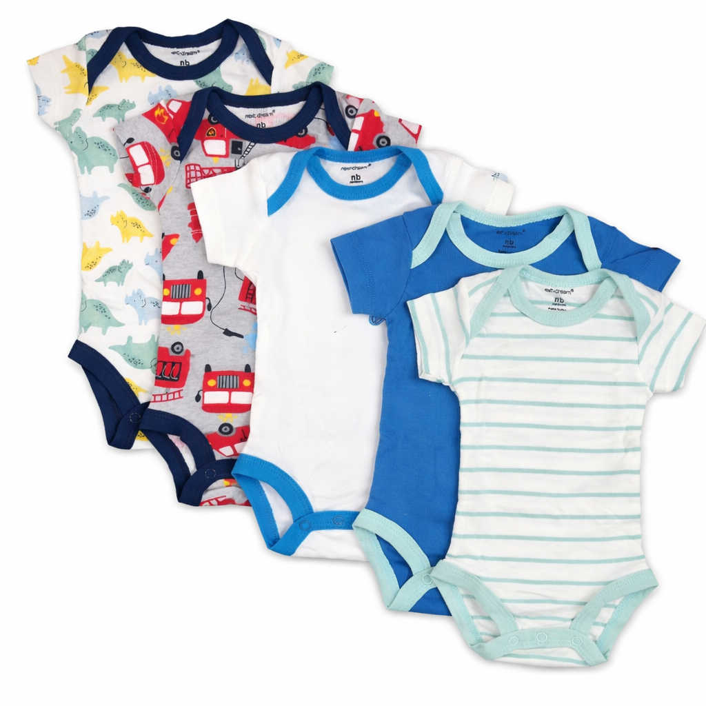 Newborn Half Sleeves 5PC Body suit Sets