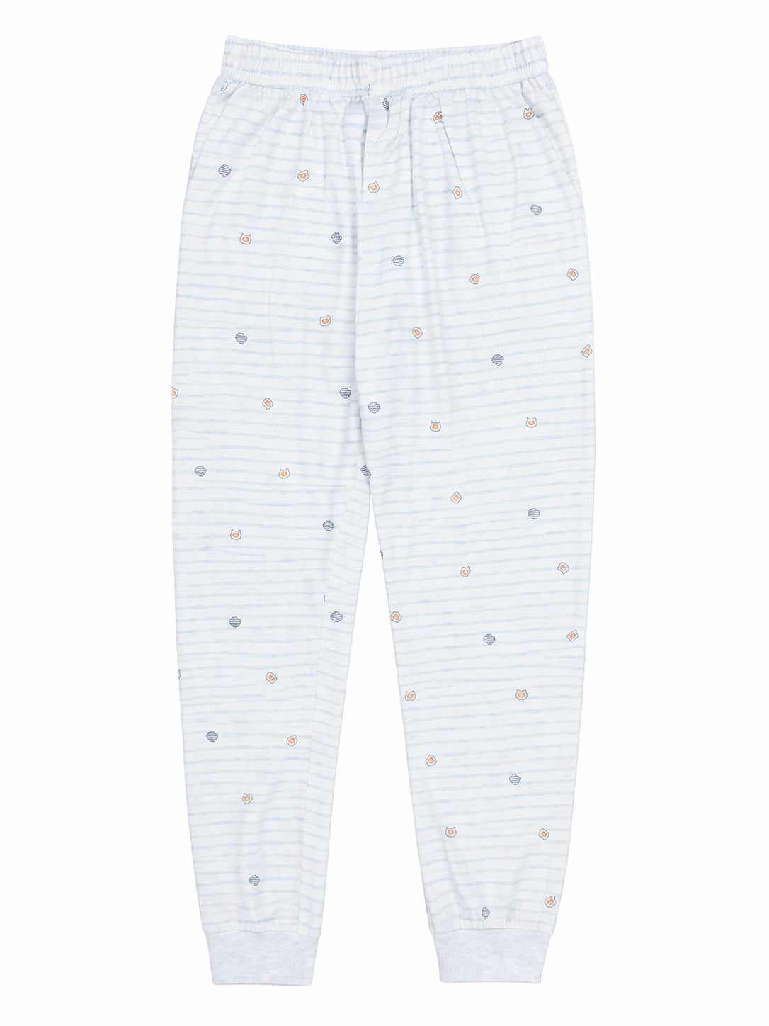 Premium Baby Boy 2PC Round Neck Cotton Night Suit