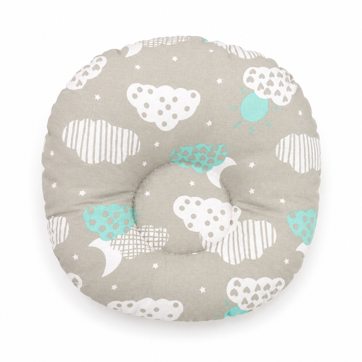 Infants Baby Round Pillow