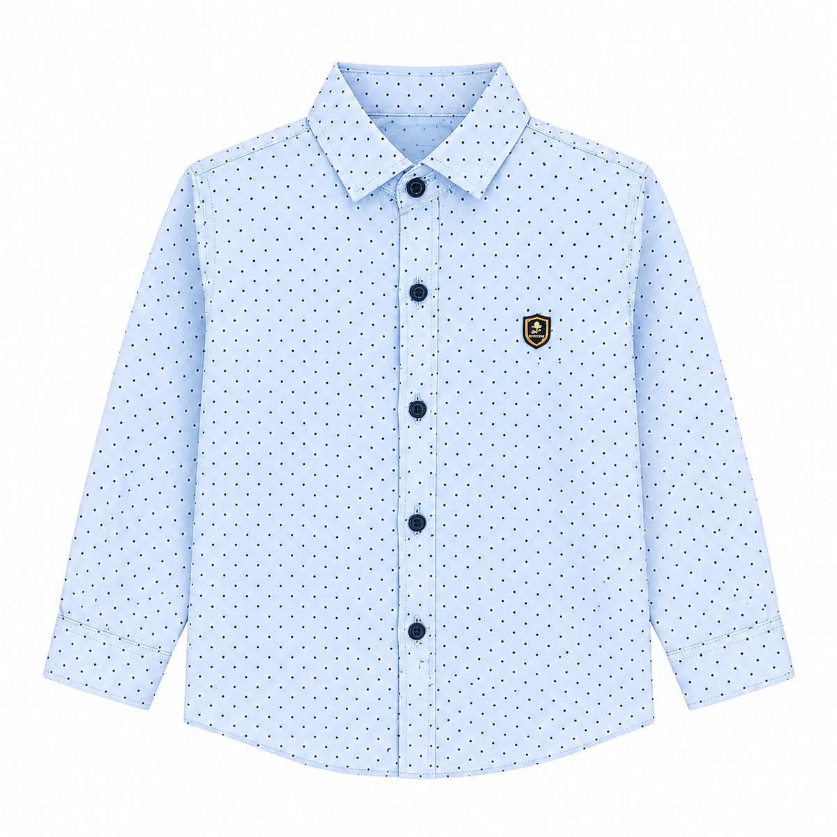 Blue Polka Dots Shirt